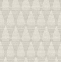 Mirko Stone Ogee Wallpaper Wallpaper A-Street Prints Double Roll Grey 