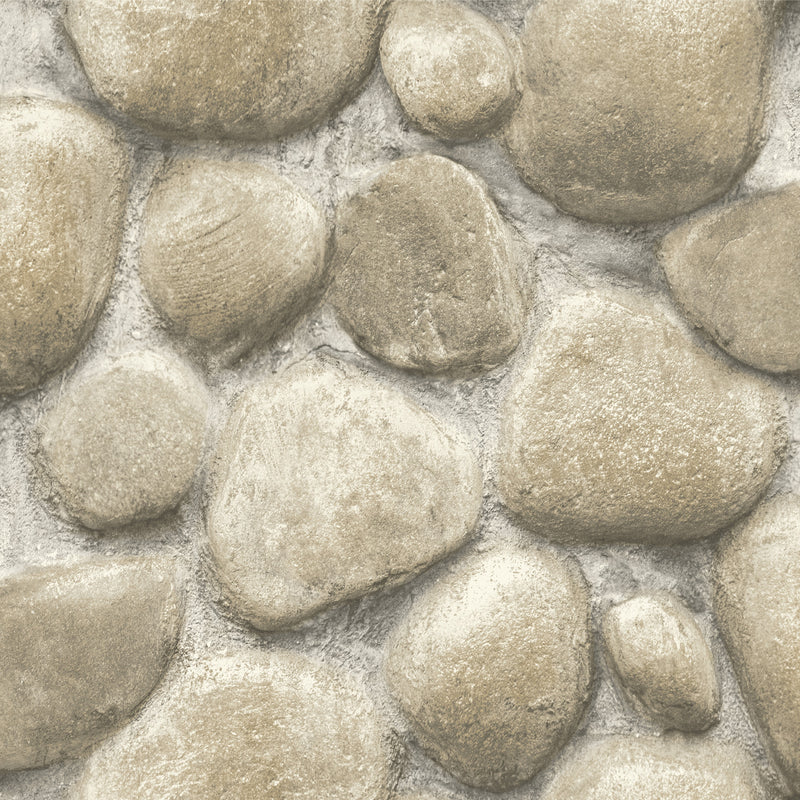 Root Rock Wallpaper Wallpaper Cheseapeake Double Roll Beige 