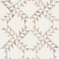 Scrap Quilt Wallpaper Wallpaper Cheseapeake Double Roll Brown 