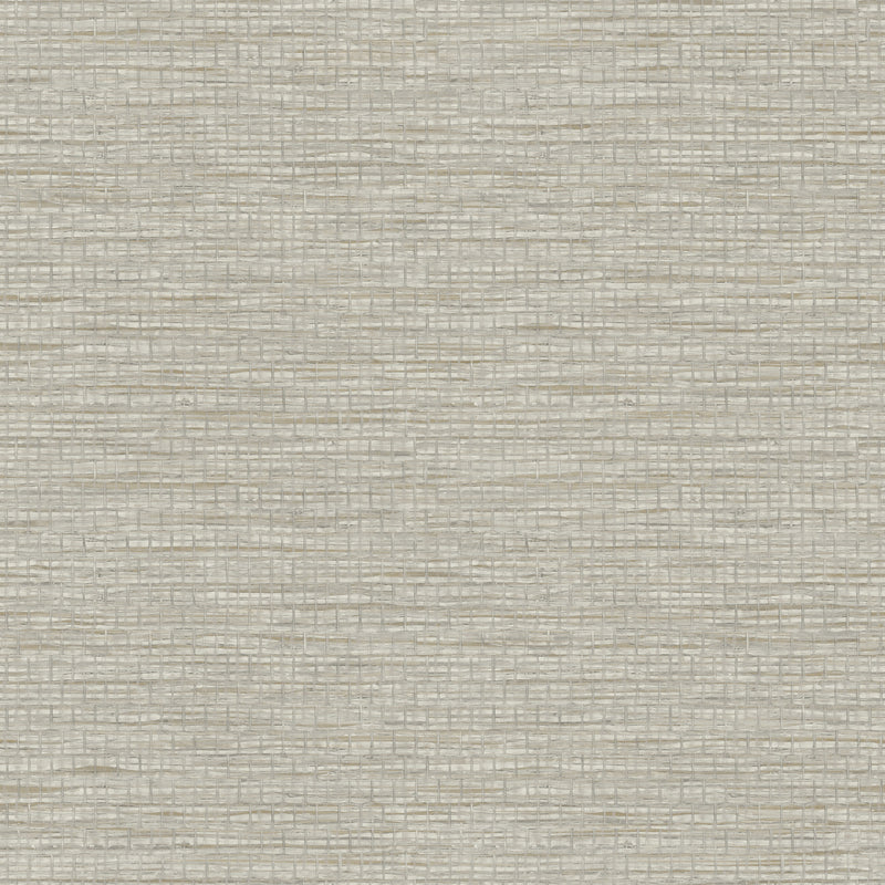 Plaited Grass Wallpaper Wallpaper Cheseapeake Double Roll Grey 
