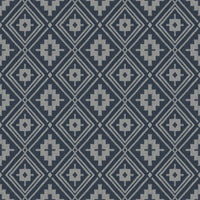 Camp Blanket Wallpaper Wallpaper Cheseapeake Double Roll Dark Blue 