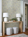 Wanderer Aquamarine Mosiac Wallpaper Wallpaper A-Street Prints   