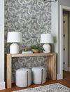 Wanderer Aquamarine Mosiac Wallpaper Wallpaper A-Street Prints   