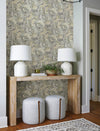 Wanderer Aquamarine Mosiac Wallpaper Wallpaper A-Street Prints   