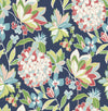 Valdivian Fuchsia Floral Wallpaper Wallpaper A-Street Prints Double Roll Fuchsia 