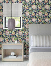 Valdivian Fuchsia Floral Wallpaper Wallpaper A-Street Prints   