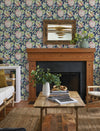 Valdivian Fuchsia Floral Wallpaper Wallpaper A-Street Prints   