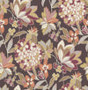 Valdivian Fuchsia Floral Wallpaper Wallpaper A-Street Prints Double Roll Honey 