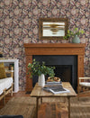 Valdivian Fuchsia Floral Wallpaper Wallpaper A-Street Prints   