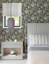 Valdivian Fuchsia Floral Wallpaper Wallpaper A-Street Prints   