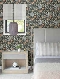 Valdivian Fuchsia Floral Wallpaper Wallpaper A-Street Prints   