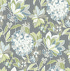 Valdivian Fuchsia Floral Wallpaper Wallpaper A-Street Prints Double Roll Aqua 