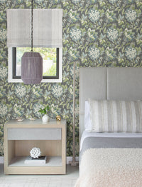 Valdivian Fuchsia Floral Wallpaper Wallpaper A-Street Prints   