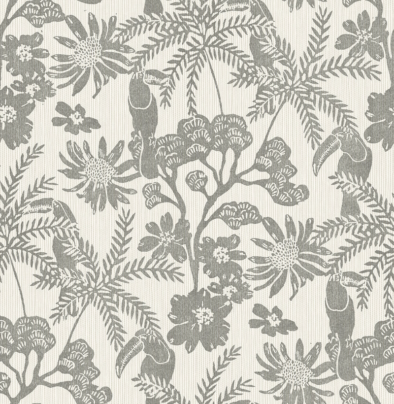 Jacaranda Tropical Trail Wallpaper Wallpaper A-Street Prints Double Roll Stone 