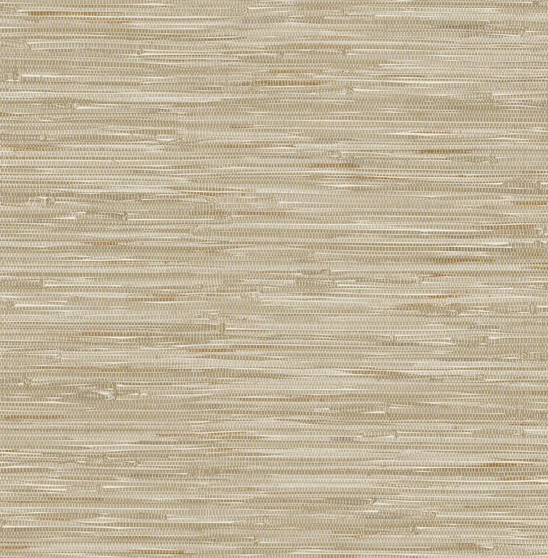 Exhale Woven Faux Grasscloth Wallpaper Wallpaper A-Street Prints Roll Light Brown