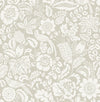 Marta Floral Trail Wallpaper Wallpaper A-Street Prints Roll Beige