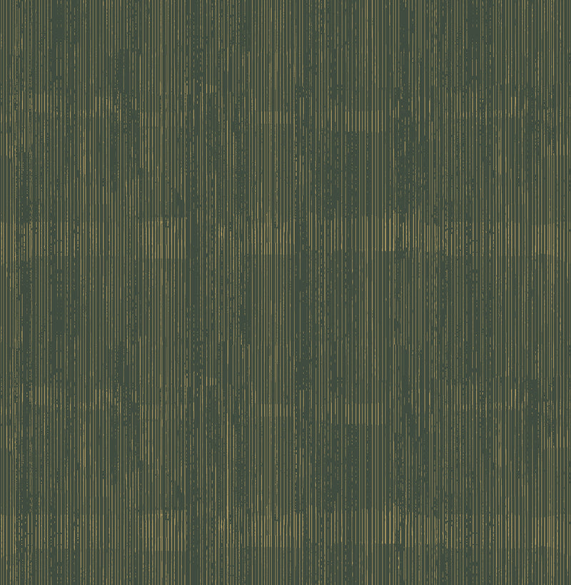Somerset Abstract Stripe Wallpaper Wallpaper A-Street Prints Roll Evergreen