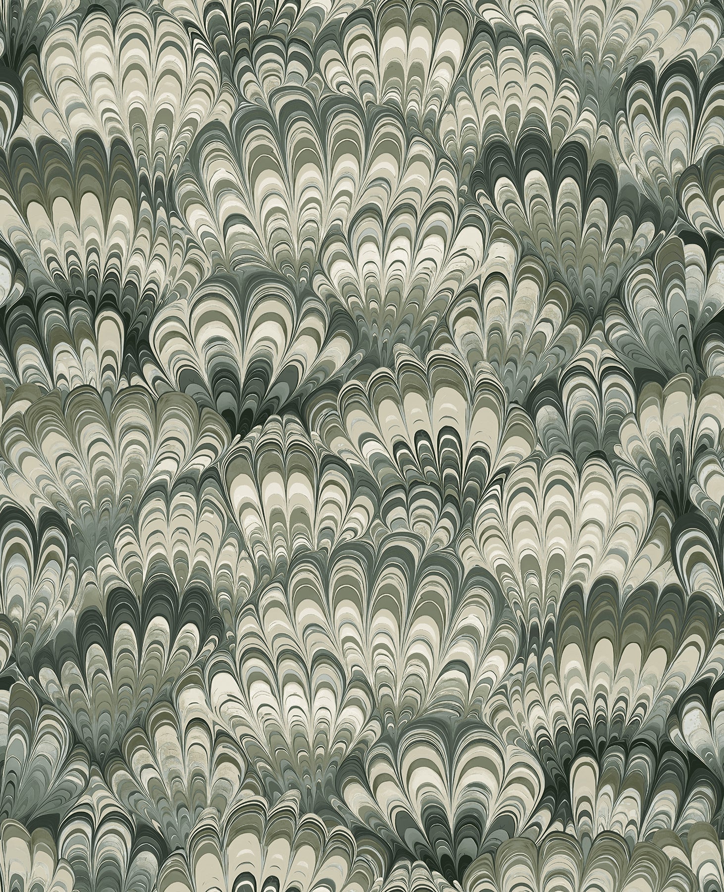 Octavia Marbled Ink Wallpaper Wallpaper A-Street Prints Roll Dark Green