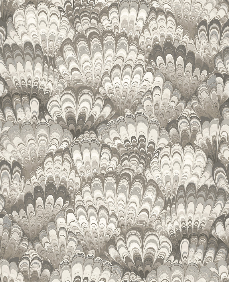 Octavia Marbled Ink Wallpaper Wallpaper A-Street Prints Roll Neutral