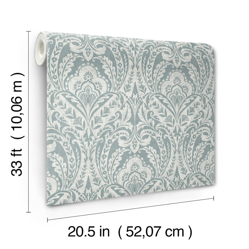 Berkshire Damask Wallpaper Wallpaper A-Street Prints