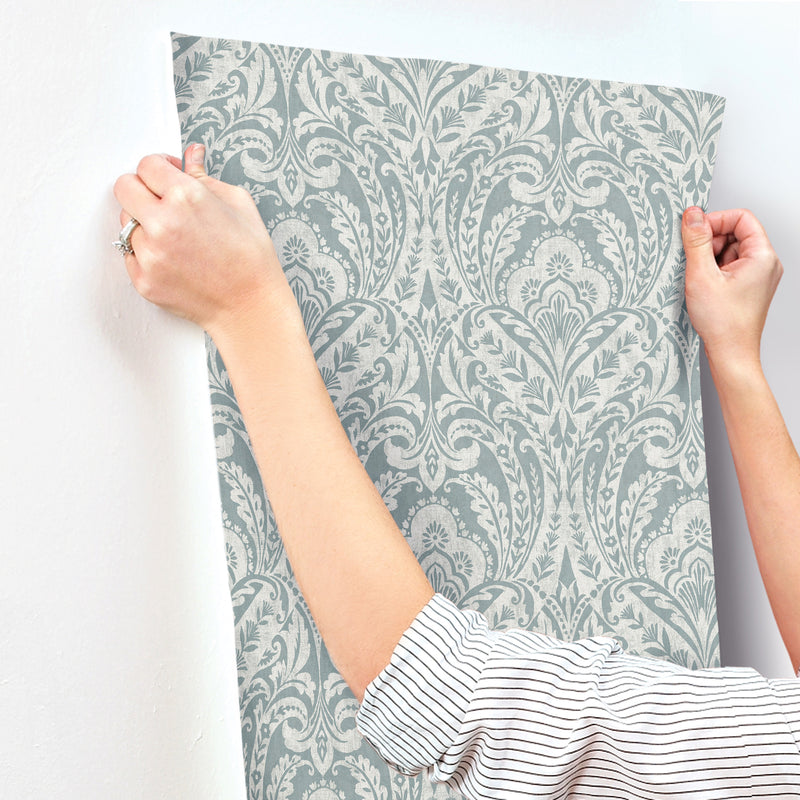 Berkshire Damask Wallpaper Wallpaper A-Street Prints