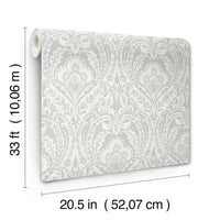 Berkshire Damask Wallpaper Wallpaper A-Street Prints