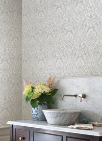 Berkshire Damask Wallpaper Wallpaper A-Street Prints