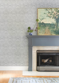 Berkshire Damask Wallpaper Wallpaper A-Street Prints