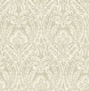 Berkshire Damask Wallpaper Wallpaper A-Street Prints Roll Beige