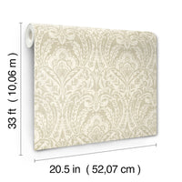 Berkshire Damask Wallpaper Wallpaper A-Street Prints