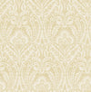 Berkshire Damask Wallpaper Wallpaper A-Street Prints Roll Butter