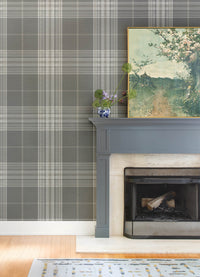 Westley Plaid Wallpaper Wallpaper A-Street Prints