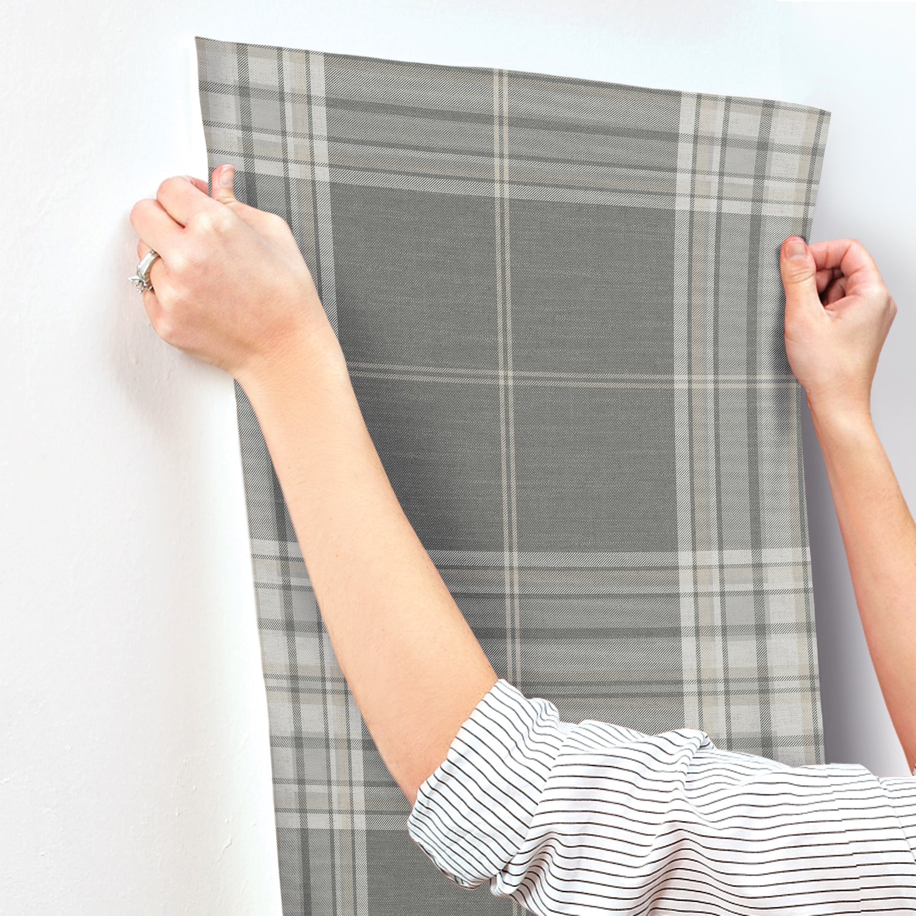 Westley Plaid Wallpaper Wallpaper A-Street Prints