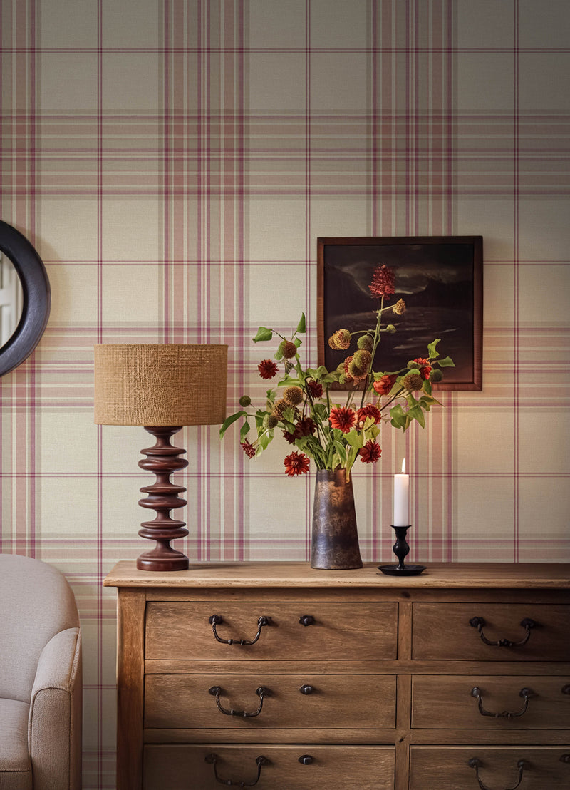 Westley Plaid Wallpaper Wallpaper A-Street Prints