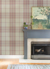 Westley Plaid Wallpaper Wallpaper A-Street Prints