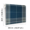 Westley Plaid Wallpaper Wallpaper A-Street Prints