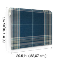 Westley Plaid Wallpaper Wallpaper A-Street Prints