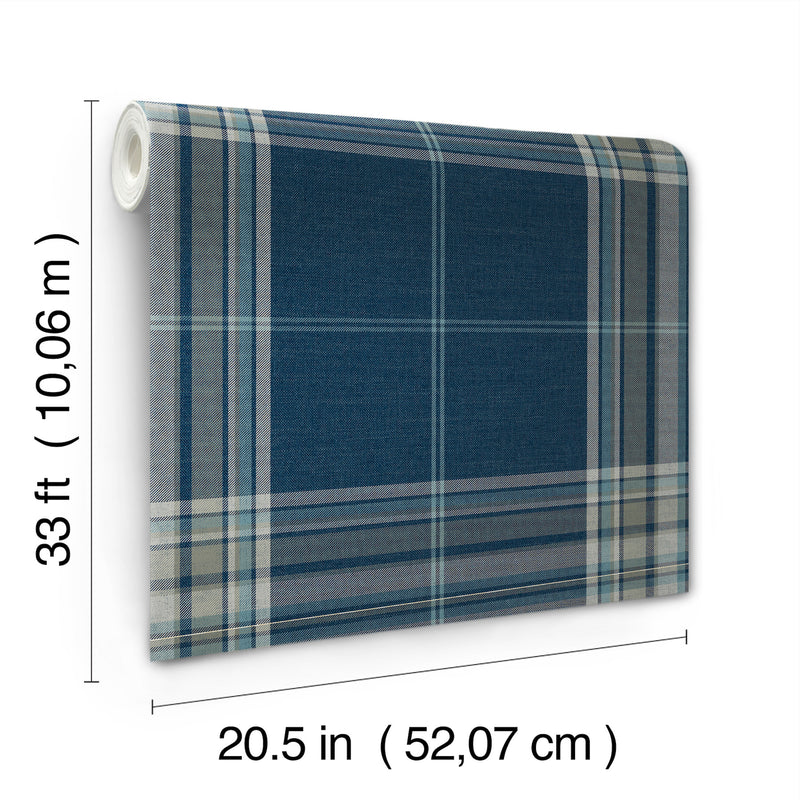 Westley Plaid Wallpaper Wallpaper A-Street Prints