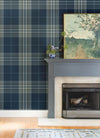 Westley Plaid Wallpaper Wallpaper A-Street Prints