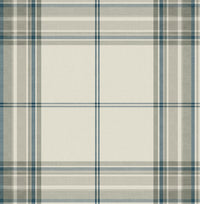Westley Plaid Wallpaper Wallpaper A-Street Prints Roll Moss
