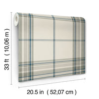 Westley Plaid Wallpaper Alternative Room Image 27