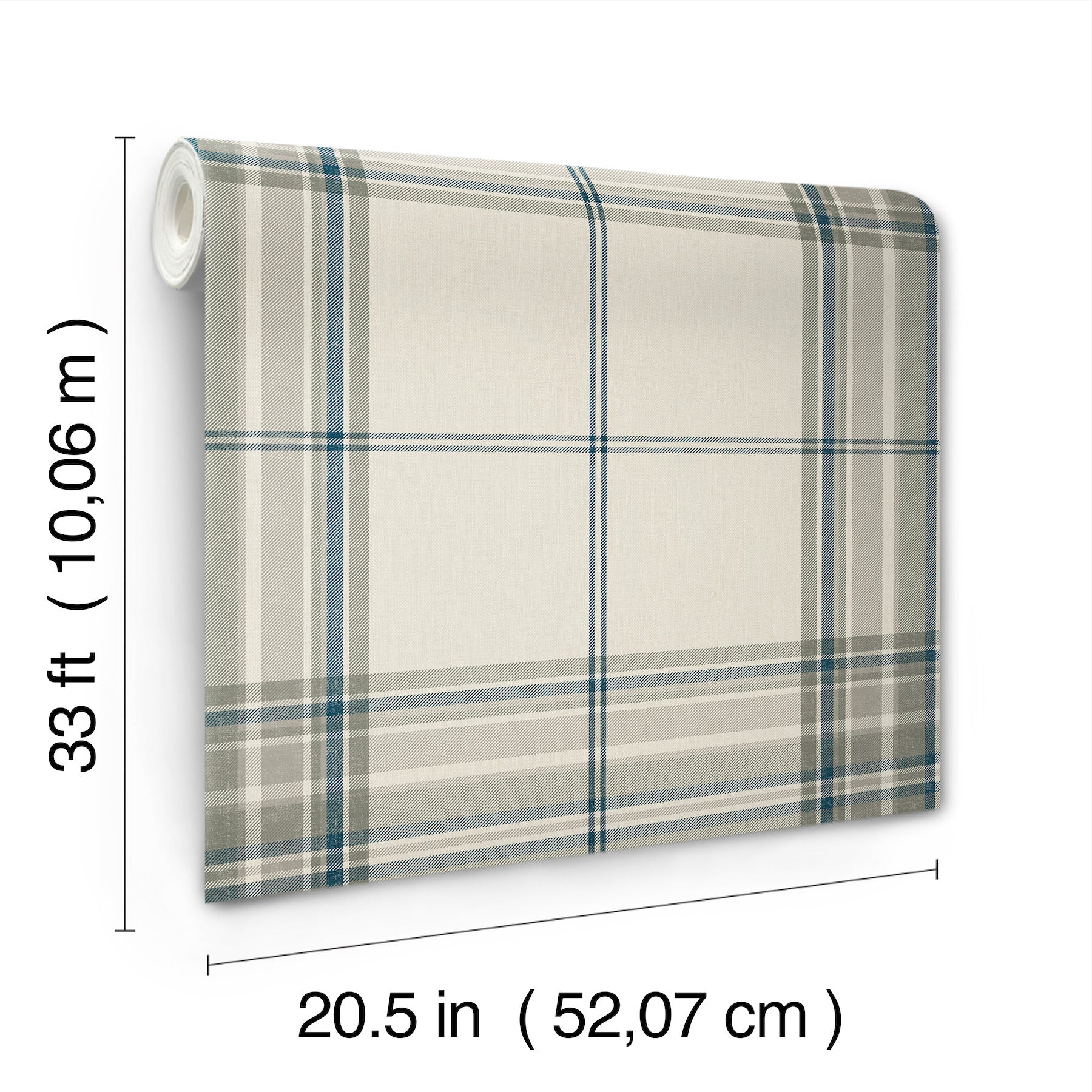 Westley Plaid Wallpaper Alternative Room Image 27