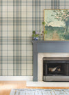 Westley Plaid Wallpaper Wallpaper A-Street Prints