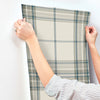 Westley Plaid Wallpaper Alternative Room Image 26