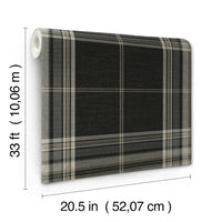 Westley Plaid Wallpaper Alternative Room Image 34