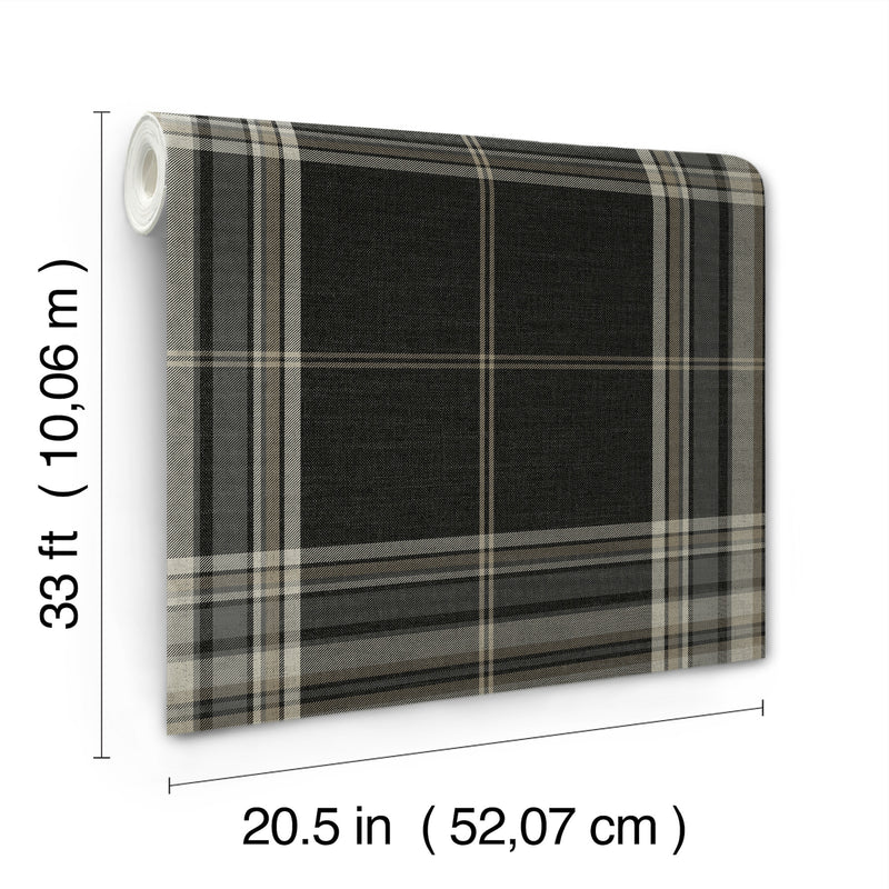Westley Plaid Wallpaper Alternative Room Image 34