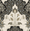 Auden Floral Grandeur Wallpaper Wallpaper A-Street Prints Roll Black