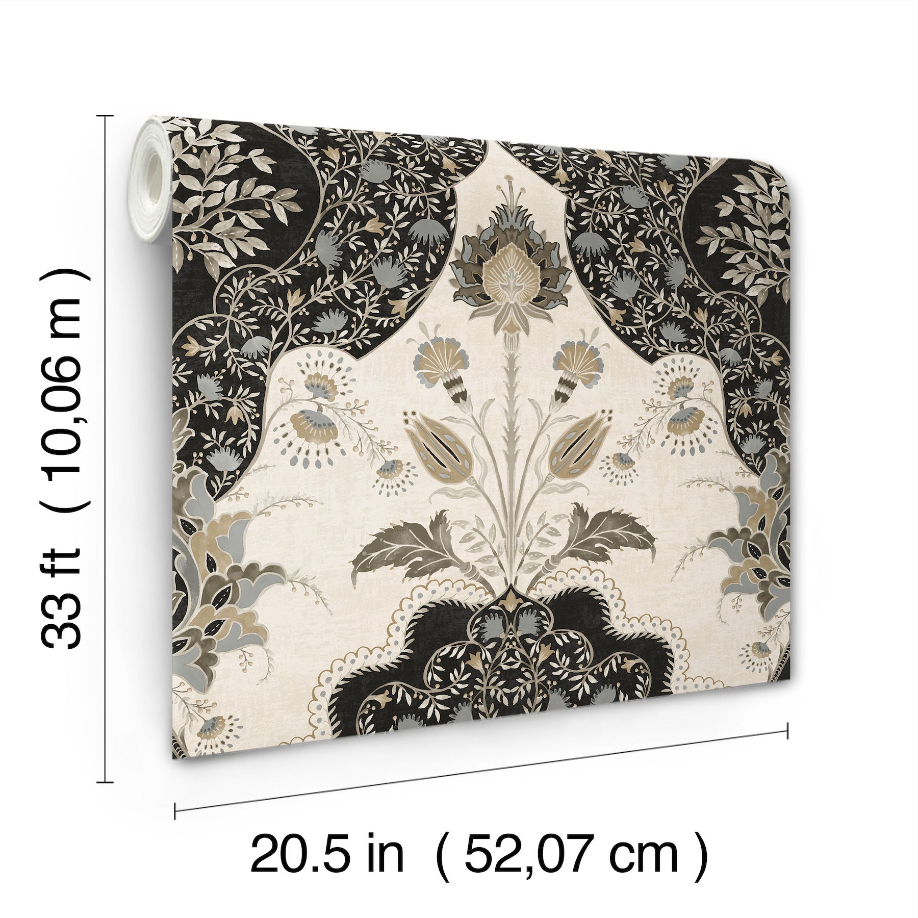 Auden Floral Grandeur Wallpaper Wallpaper A-Street Prints
