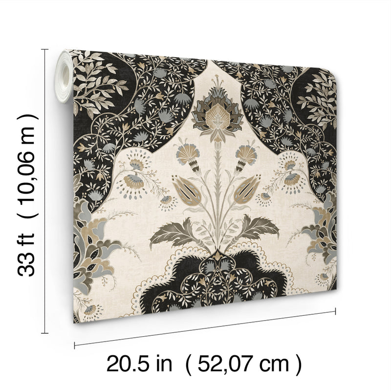Auden Floral Grandeur Wallpaper Wallpaper A-Street Prints