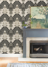 Auden Floral Grandeur Wallpaper Wallpaper A-Street Prints